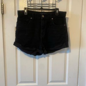 Aeropostale Black mom jean shorts